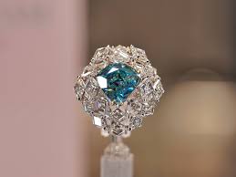 Christie's Geneva today: The Ocean Dream &mdash; the largest known fancy vivid blue-green  diamond certified by GIA since 1931. 5.50 carats. Recovered in Central  Africa in the 1990s from an 11.70-carat rough.
