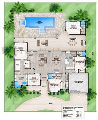 Coastal Contemporary House Plan South Florida Design Pool House Plans Florida House Plans Contemporary House Plans