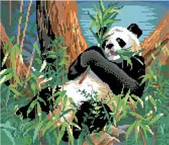 As always, please use this pattern for your own personal stitching only. Panda Cross Stitch Pattern