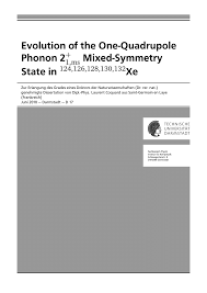 Information to be used by people: Pdf Evolution Of The One Quadrupole Phonon 2 1 Ms Mixed Symmetry State In 124 126 128 130 132xe