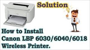 يتمتع مستخدمو الطراز canon lbp6030b ببعض المزايا الرائعة للجهاز. How To Install Canon Lbp 6030 6040 6018l Wireless Printer On Windows 7 8 1 8 10 In Hindi Youtube