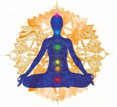 Mandala Lotus Pose With Hands Up In Prayer Padmasana With Colored Lotus Pose Kundalini Awakening Kundalini Yoga