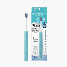 Bàn chải đánh răng điện sóng âm siêu tốc Dretec TB-316 Kèm 2 đầu bàn chải  thay thế (Xanh)