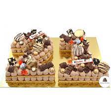You need of différentes sortes de kinder. Number Cake Kinder