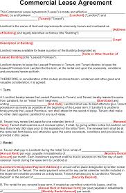Commercial Lease Agreement Download Free Printable Rental Legal Form Template Or Waiver In Differe In 2020 Lease Agreement Rental Agreement Templates Being A Landlord