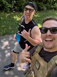 Brought company today! Get out there and get moving! 💪🏼 #fitness  #accountability #rayban