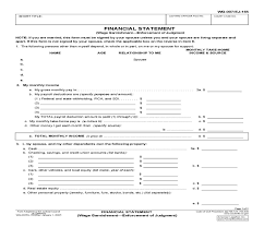 This Is A California Form That Can Be Used For Enforcement Of Judgment Within Judicial Council Download This For Financial Statement Wage Garnishment Judgment
