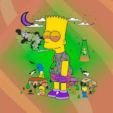 Bart trippin the simpsons simpsons art. Marvel Fanatic Bart Simpson Art Simpsons Art Simpsons Drawings
