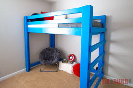 Surrounded by lights, bohemian style sheets, and a guitar, this would be a perfect hideout for a teenager. Diy Loft Bed How To Build Fixthisbuildthat