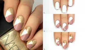 Nagellack muster mit zahnstocher nagellack 7. Nagel Lackieren Mit Ideen Fur Geometrische Motive Mit Schichtung Fur Anfanger Nagel Lackieren Nagellack Muster Nagel Lackieren Muster