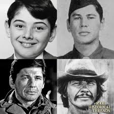 Charles Bronson with his dautghter