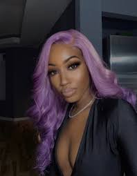 Purple Hair In 2020 Purple Hair Black Girl Pretty Hair Color Hair Color For Dark Skin