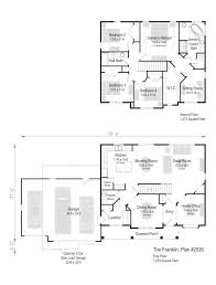 Floor plans are typically drawn with 4 exterior walls. The Franklin Plan 2526 2 Story 2 526 Sq Ft 4 Bedroom 2 5 Bathroom House Floor Plans House Plans Online Four Bedroom House Plans