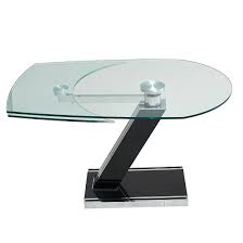 These extendable coffee table are offered in various shapes and sizes ranging from trendy to classic ones. Messancy Extendable Glass Coffee Table With Black And Silver 759 95 Go Furniture Co Uk