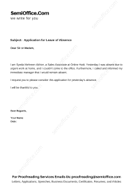 Shift worker yes no casual employee yes no department component address during the leave period: Application For Leave Of Absence Semioffice Com