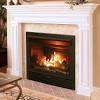 Ventless gas logs can be installed in any fireplace that is fully capable of burning wood and are burned with the damper closed. 1