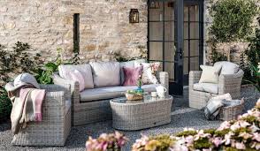 On trend rattan garden sofa sets at affordable prices. Rattan Garden Furniture Sets The Best Dining Sets Sofas Tables And Swing Chairs For Your Garden Or Balcony This Season Homes And Property Evening Standard