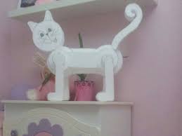 Kopuk Robot Kedi Styrofoam Robot Cat Faaliyetler Kedi Cati