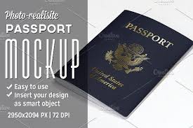 Passport Mockup Business Card Mock Up Passport Invitation Template Freelance Graphic Design