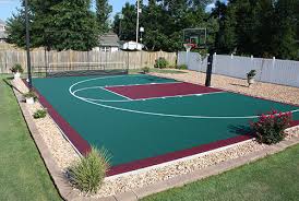 This space has enough room for you to practice your hook shots and free throws. Tour Greens Atlanta Backyard Basketball Court Installers