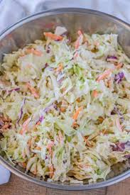 Easy Cole Slaw Made In Just 5 Minutes With The Perfect Homemade Dressing This Is The Ultimate Side Dish For S Easy Coleslaw Coleslaw Recipe Easy Homemade Slaw