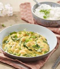 Curry Met Kikkererwten Spinazie En Geroosterde Paprika Colruyt Kikkererwten Spinazie Asperge Recepten Gezond