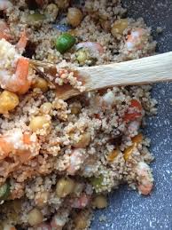 Che ve ne pare come alternativa alla solita pasta? Cous Cous Di Farro Con Ceci Gamberi E Verdure Luisa In Cucina