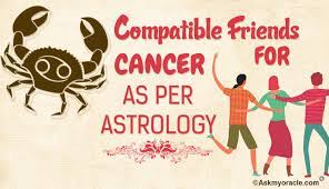 The least compatible signs with cancer are aquarius, leo, aries and libra. Compatible Friends For Cancer As Per Astrology Ask My Oracle