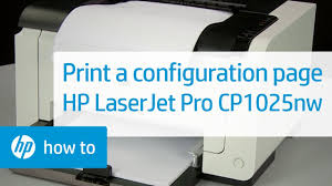 Read customer reviews & find best sellers. Printing A Configuration Page Hp Laserjet Pro Cp1025nw Color Printer Hp Youtube