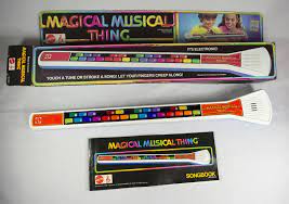 Vintage 1978 Magical Musical Thing Toy Keyboard In Original Box W Songbook Battery Operated Toys Musicals Original Box