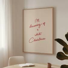 Trendy Christmas Wall Art, Christmas sign print, Merry Christmas Wall Art,  Trendy Holiday Room Decor, Dorm Room Decor, Digital Download