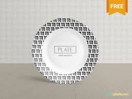 Free Ceramic Plate Mockup Logo Design Inspiration Graphics Mockup Photoshop Mockup