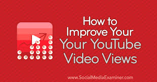 If anyone in the comments section tries to make this about politics, race, religion etc, then the comment will be de. How To Improve Your Youtube Video Views Social Media Examiner