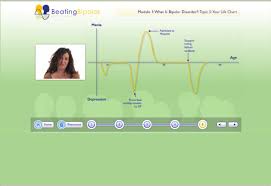 screenshot of an example life chart in beating bipolar org