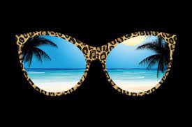 Download Leopard Skin Sunglasses Beach Png Svg Graphic By Sunandmoon Creative Fabrica