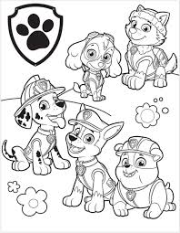 Download this adorable dog printable to delight your child. Paw Patrol Coloring Pages And Dozens More Top 10 Coloring Challenges