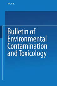 In bulletin of environmental contamination and toxicology. Bulletin Of Environmental Contamination And Toxicology Springerlink