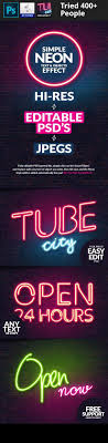 Neon Text Effect Style Text Effects Neon Typography Photoshop Text Effects