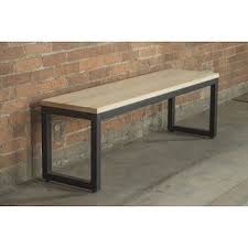 Ahsap Bank Bench Masif Ahsap Metal Ayakli Retro Mobilya Fikirleri Banklar Koltuklar
