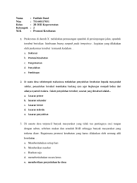 40 contoh soal pppk kemampuan manajerial beserta kunci. Soal Kasus Promkes Fadilah Daud