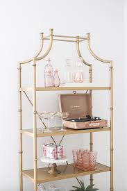 Gold Bookshelf Decor For The Bedroom And Living Room Gold Decor And Gold Furniture Decor A Blush Living Room Living Room Accessories Living Room Decor Neutral