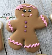 Gingerbread Sugar Cookies Love This Cutter By Sweet Sugarbelle Follow On Instagram S Gingerbread Cookies Decorated Christmas Sugar Cookies Christmas Cookies