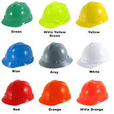 Top 5 driving safety helmets. Safety Helmets Colour Codes For Gas