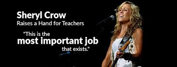 Share motivational and inspirational quotes by sheryl crow. Beyond The Rally A Conversation With Sheryl Crow Adoptaclassroom Org