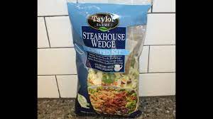 Shop for taylor farms steakhouse wedge chopped salad kit at fred meyer. Taylor Farms Steakhouse Wedge Chopped Kit Review Youtube