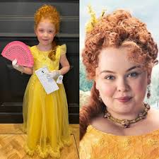 In honor of Penelope Featherington's birthday, I give you wee little Autumn  Anderson, who dressed as Penelope last Halloween! The cutest! Posted with  permission of Autumn's mum.