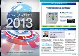 The firm draws on the expertise of its affiliates throughout the region so as to assure clients the best representation, not only within the firm… Auszeichnungen Lexdellmeier Markenanwalt Designanwalt Munchen Schutzrechte Marken Designs Patente Gebrauchsmuster Urheberrechte Mark