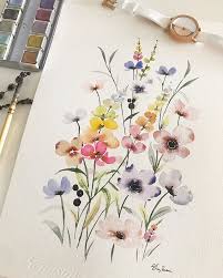Shaz Serene Shazserene Photos Et Videos Instagram Watercolor Flowers Paintings Flower Art Flower Painting