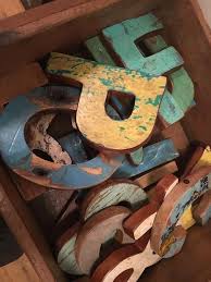 Wooden Letters Wooden Letter Letter Number Boatwood Vintage Wooden Letters Wood Letters Wooden