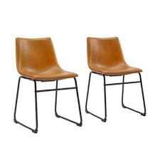 Give Your Kitchen Space An Industrial Appeal With Our Faux Leather Dining Chairs Incl Leather Counter Stools Leather Dining Chairs Faux Leather Dining Chairs